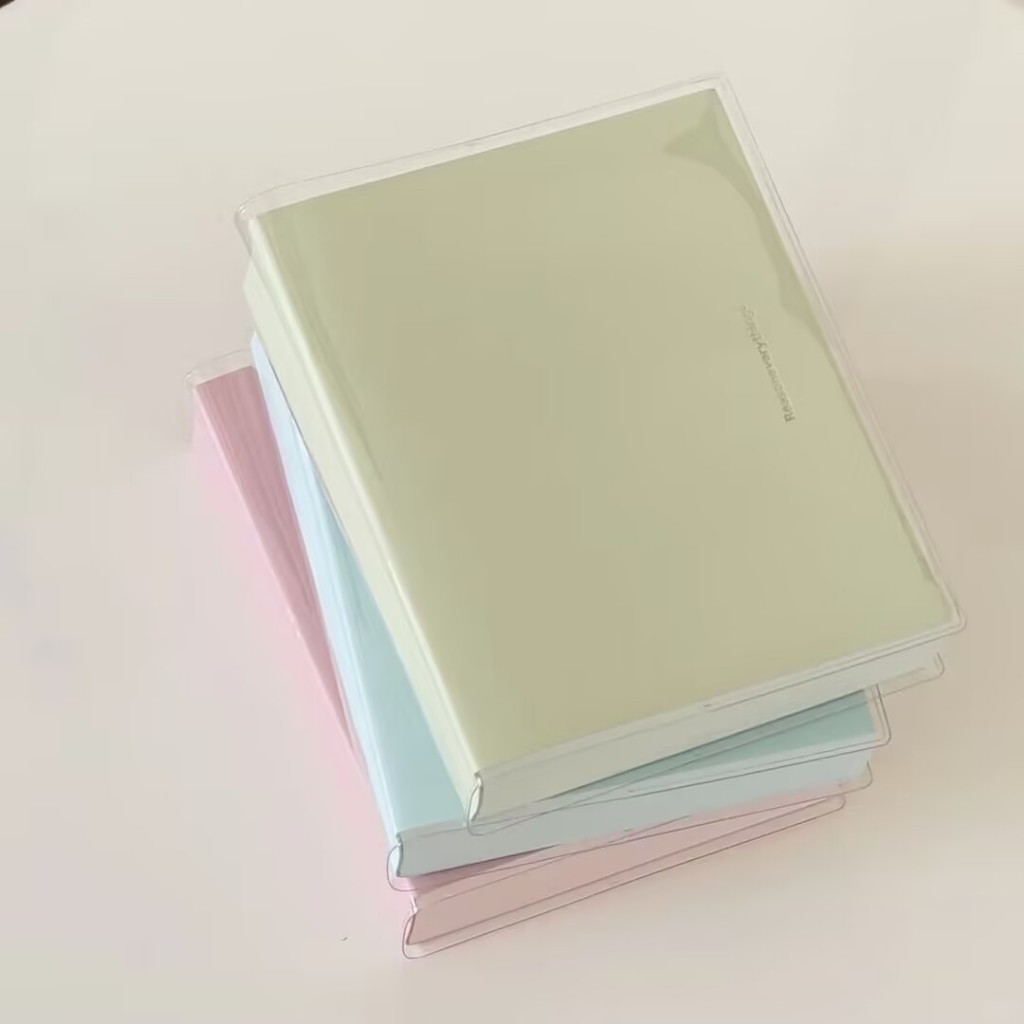 OHAYA | INS a6 Small Square Brick Notebook หนัง pu นมแนวนอนสมุดบันทึก Super หนาคู่มือฟรีหนังสือเสื้อผ้าสี่สี