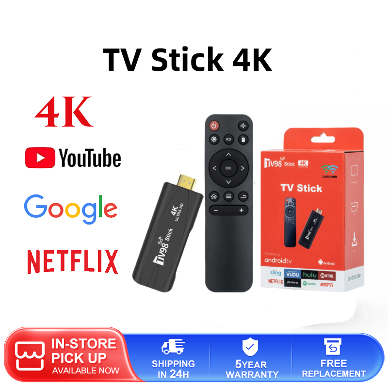 Smart TV98 Rockchip 3228A Netflix/YouTube Stick