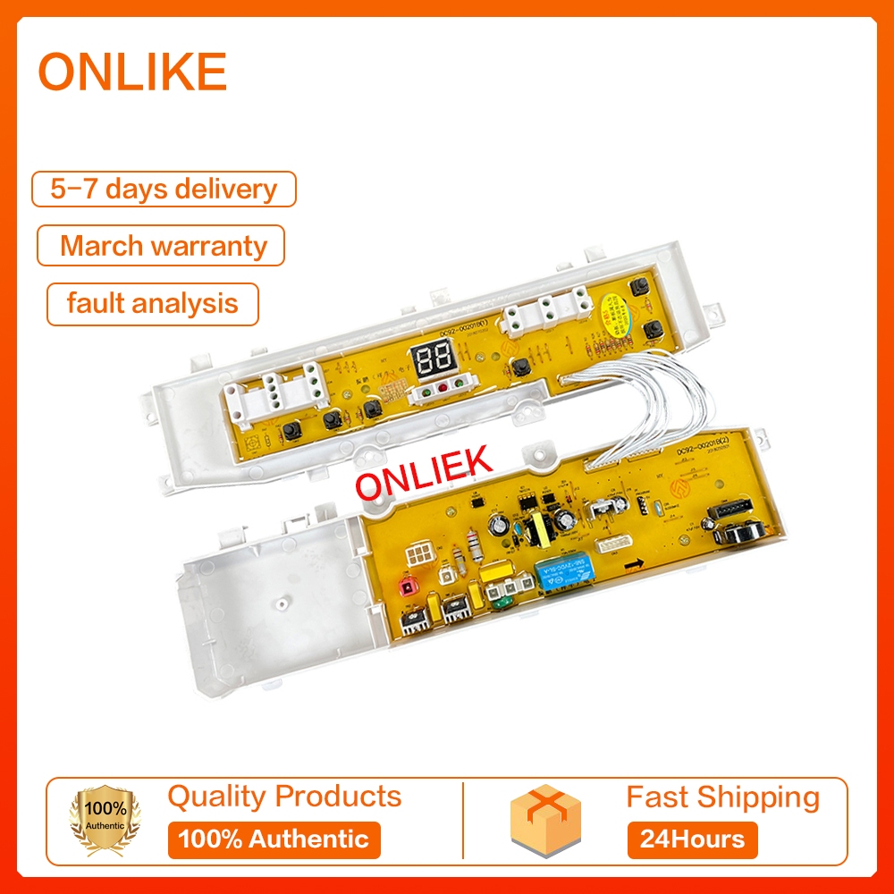 ใหม่ SAMSUNG WA91V3 WA10V5 WA12V5 WA11V5 เครื่องซักผ้า PCB DC92-002201B BOARD