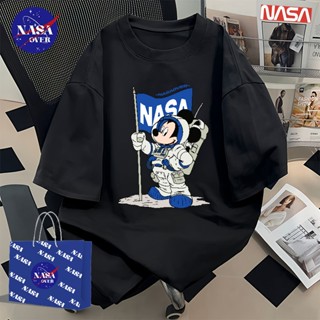 NASA✨สไตล์เกาหลีแฟชั่น✨oversize เสื้อยืดผู้หญิงสไตล์อเมริกัน…