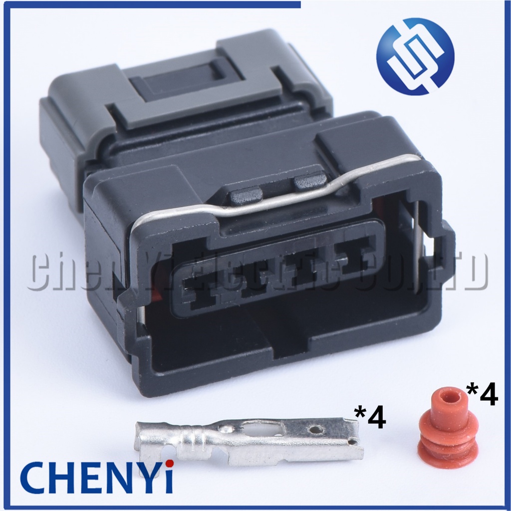 4 Pin เชื่อมต่ออัตโนมัติที่อยู่อาศัยสายปลั๊ก 4 AGE 16V TPS KA24 SR20 MAF Lancer TPS Connector PB185-