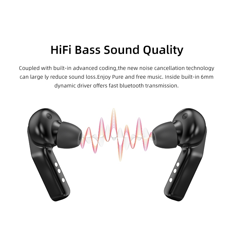 Awei T10C หูฟังบลูทูธไร้สาย TWS Bluetooth Earphone เสียงเบสหนัก ด้วยไมโครโฟนมีไมค์