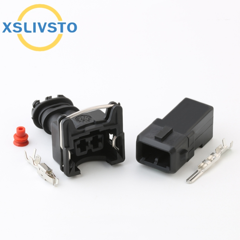 1 ชุด Proton Saga BLM Persona Exora ปลั๊กจุดระเบิด Coil Socket Connector 2 Pin ปลั๊กกันน้ํา Connector 282189-1 สําหรับจูเนียร์พลังงานจับเวลาหัวฉีดน้ํามันเชื้อเพลิง EV1 คอยล์จุดระเบิด ก126