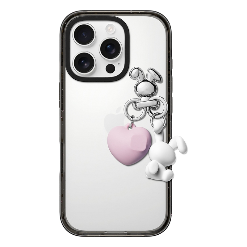 Street Wear Same Style Pixel Bunny Series Bunny Chain Key Ring Chain เหมาะสําหรับบางเคสโทรศัพท์หรือเครื่องประดับอื่นๆ Mini Buckle Chain