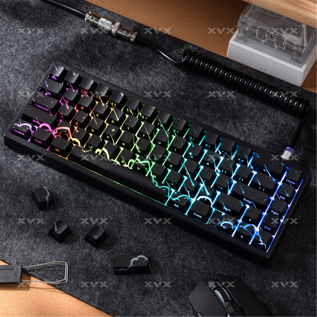 XVX Meteor Version Pattern OEM Profile IMD-Tech Keycap Set-118keys