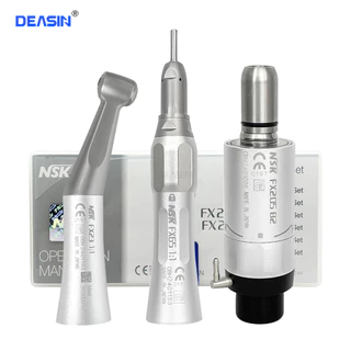 NSK ประเภทใหม่ FX ทันตกรรม Handpiece สเปรย์น้ําภายนอกความเร็วต่ํา 1:1 ตรง Handpiece Contra มุมผ่าตัด