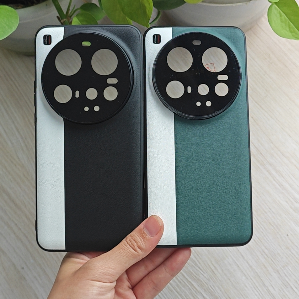 สําหรับ Xiaomi 15 Ultra กรณี ELVEV หรูหรา PU หนังธรรมดา Hard PC ป้องกันเลนส์ฝาครอบโทรศัพท์