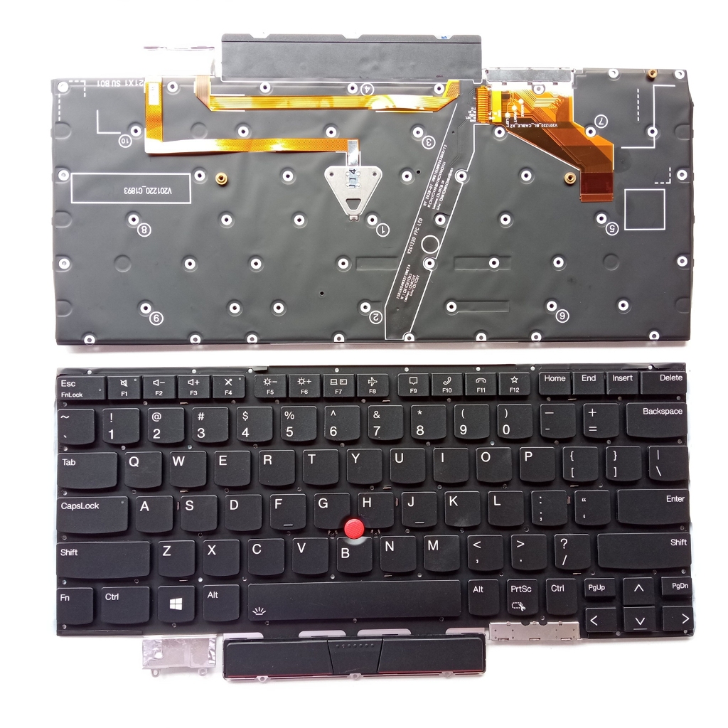 US สําหรับ Lenovo IBM ThinkPad X1C X1 คาร์บอน 9th Gen9 10th Gen10 2021/22 TP00129A TP00129B 21CB แป้