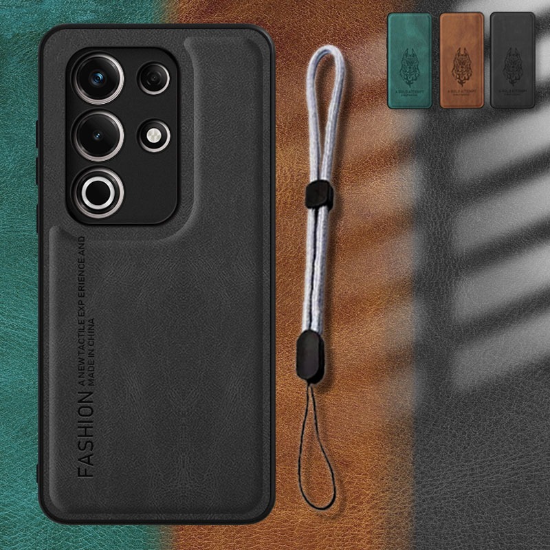 เคสหนังสําหรับ Itel S25 Ultra S686LN เคสโทรศัพท์พร้อมเชือกโทรศัพท์แบบปรับได้