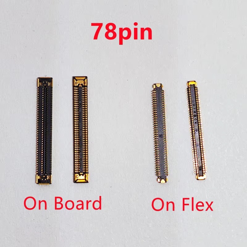 2-10pcs จอแสดงผล LCD หน้าจอ FPC Connector สําหรับ Samsung Galaxy A53 5G A536 A536B A5360 USB Charger ชาร์จ Contact Plug 78pin