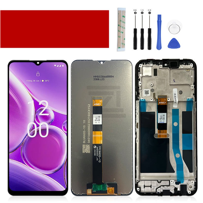 สําหรับ Nokia G42 จอแสดงผล LCD กรอบ Digitizer Assembly สําหรับ Nokia G42 หน้าจอสัมผัสเปลี่ยนอะไหล่ซ่