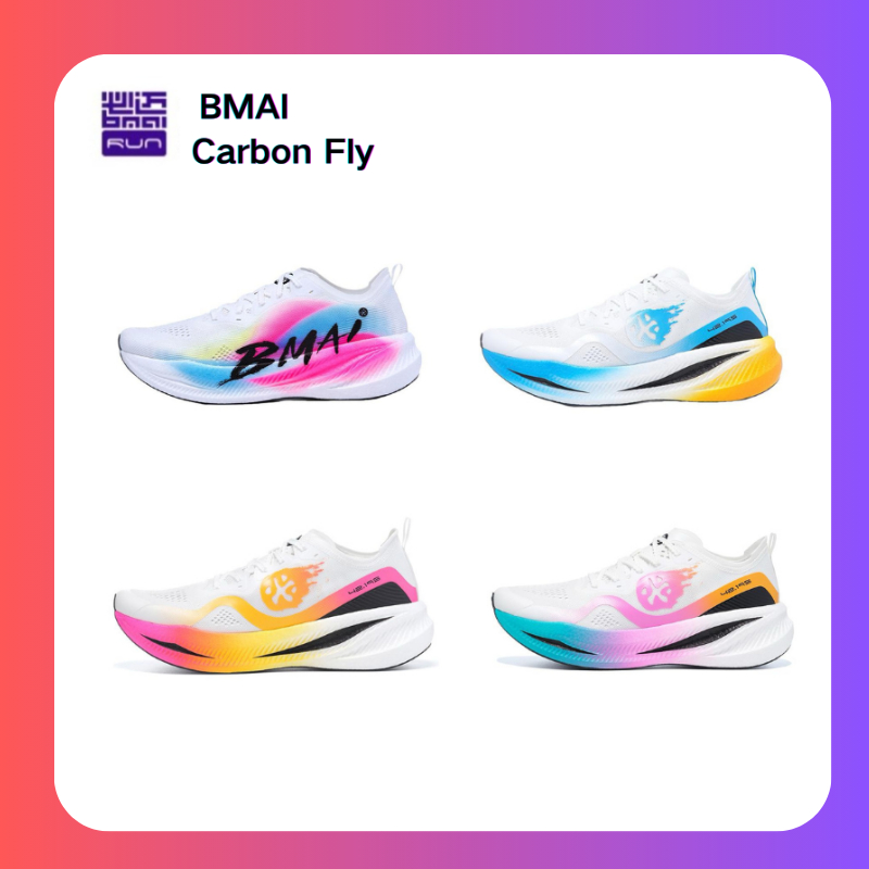 BMAI【พร้อมส่ง】รองเท้าวิ่ง BMAI CARBON Fly Marathon running shoes