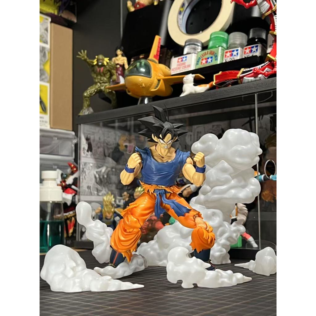 KO Bandai Soul effect ควันเทคนิคพิเศษชิ้นส่วน SHF อุปกรณ์เสริมเครื่องประดับรุ่นเอฟเฟกต์ควันไม่มีตัวเครื่อง