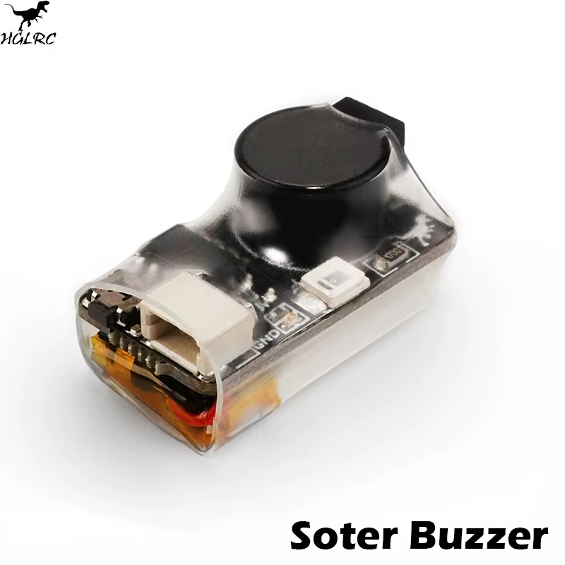 HGLRC Sitter Buzzer FPV RC เครื่องบินปลุก Lost รุ่น Beeper Finder ไฟ LED 5V