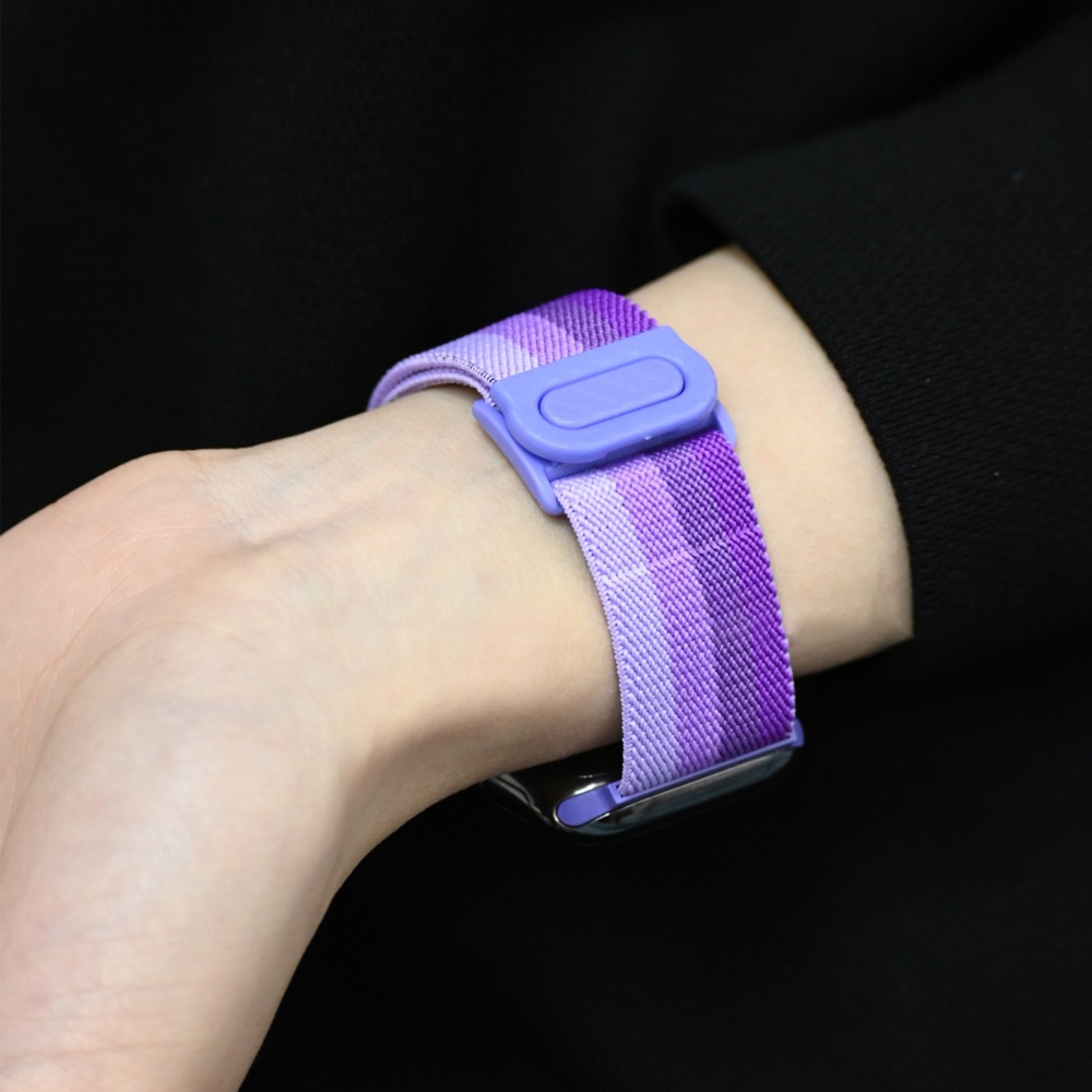 สายรัดไนลอนสร้อยข้อมือเปลี่ยนทอสําหรับ Amazfit Bip 6 5 Unity 3 U Pro S / GTS 4 Mini GTS 3 2 - รูปที่ 3