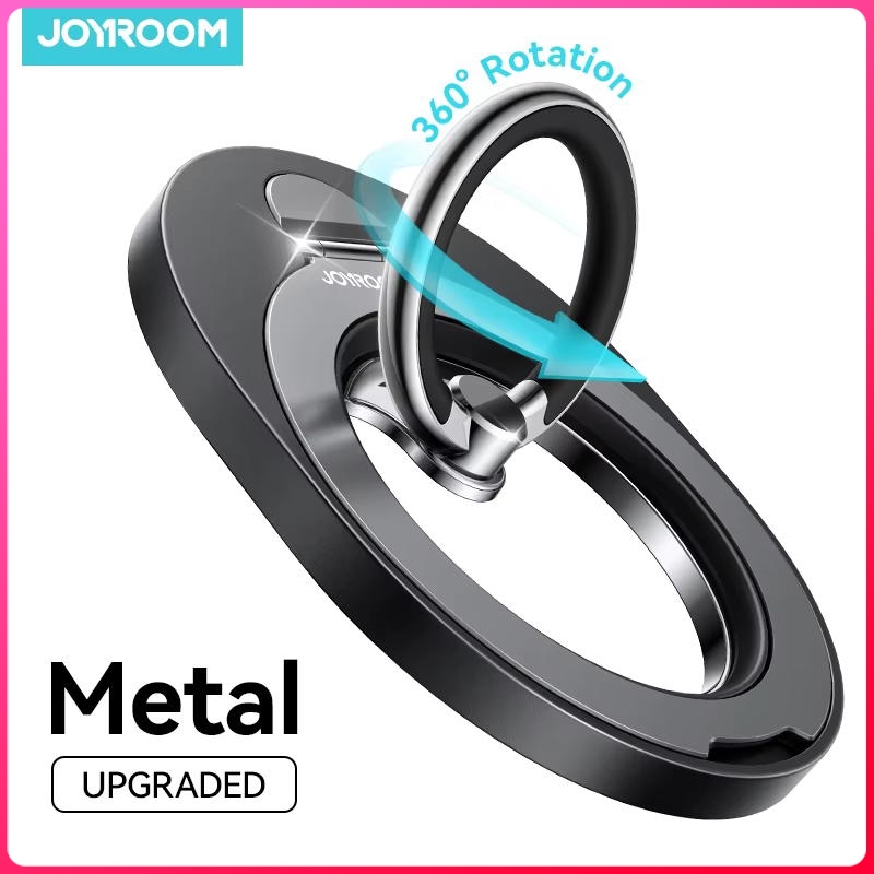 Joyroom แหวนที่วางโทรศัพท์สําหรับ Magsafe สําหรับ iPhone Kickstand แหวนแม่เหล็กโทรศัพท์ Grip Holder สําหรับ iPhone 16 15 14 13 12