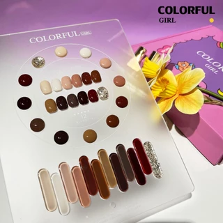สีเจล Colorful girl New🎉 มาใหม่12สีพาสเทลพร้อมส่งCOLORFUL GIRL มาใหม่12สีพาสเทลพร้อมส่งCOLORFUL GIRL มาใหม่12 แถมชาร์ท น่ารัก