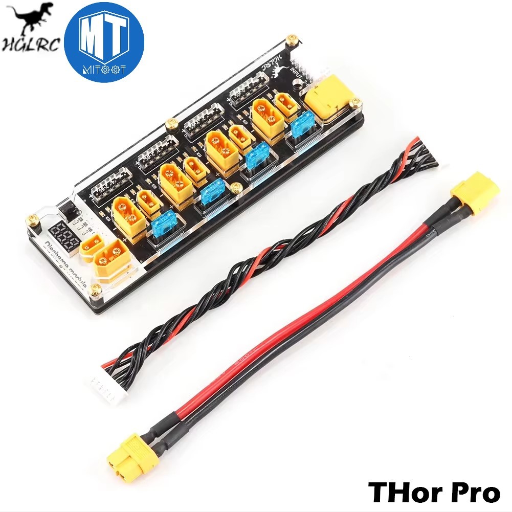 HGLRC Thor PRO LIPO แบตเตอรี่ Balance Charger Board 40A XT60 XT30 2-6S LIPO Discharger