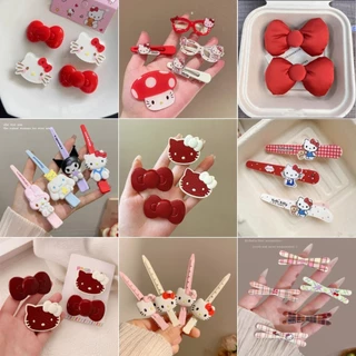 น่ารัก hello kty Collection กิ๊บติดผม Duckbill Clip Bangside Clip กิ๊บติดผม hello Kitty