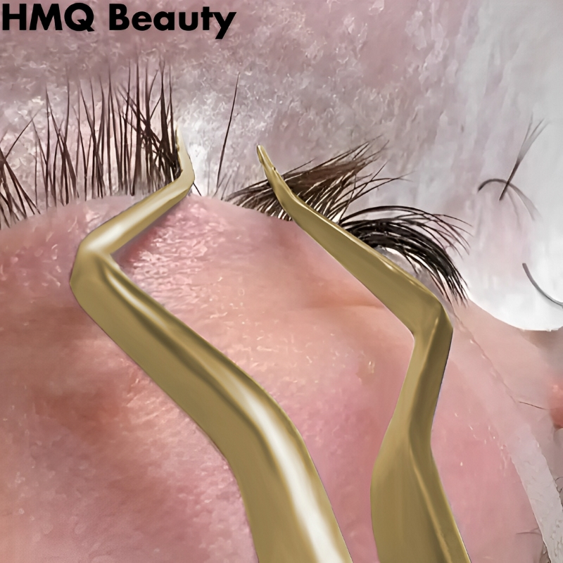 แหนบต่อขนตา Lash ใหม่ Anti slip Precision แหนบขนตา เหมาะสําหรับผู้เริ่มต้นและมืออาชีพสําหรับ Curling Lash