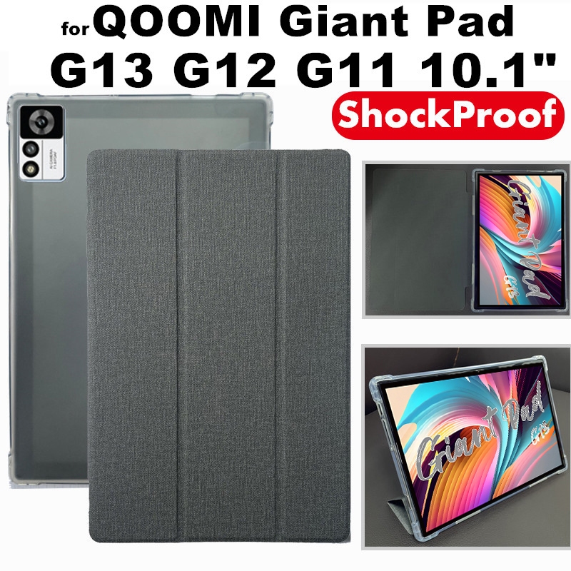 Flip Case for QOOMI Giant Pad G13 G12 G11 10.1 inch Tablet Ultra-thin PU Leather+TPU Stand Protect S