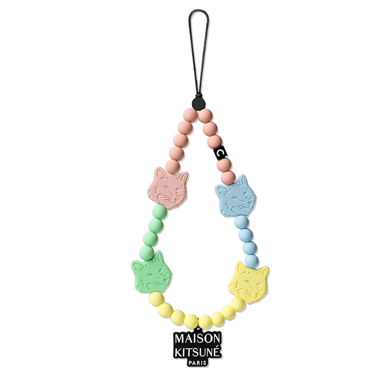 Street Wear Co-Branded Same Style Little Fox Mobile Phone Chain Spring Color Mobile Phone Lanyard Pe