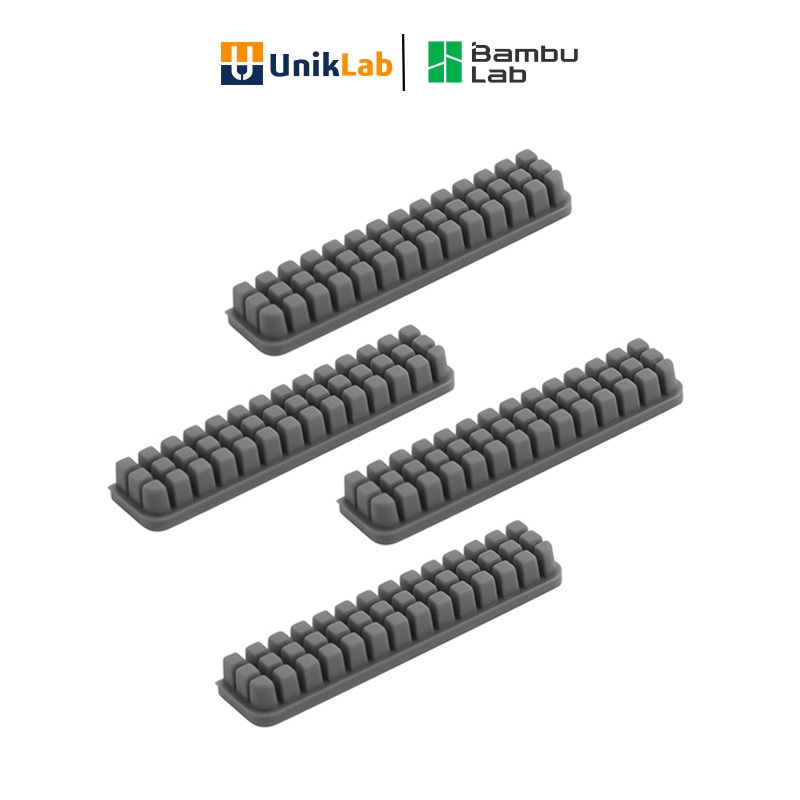 Bamboo Lab 3D Printer Nozzle Silicone Brush - 4PCS Heatbed & Nozzle Cleaning Tool for Bambu Lab A1 &