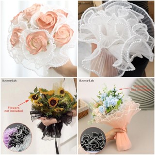 [ikn] วัสดุบรรจุภัณฑ์อุปกรณ์ 28X400 ซม.กระดาษห่อดอกไม้มุกคลื…