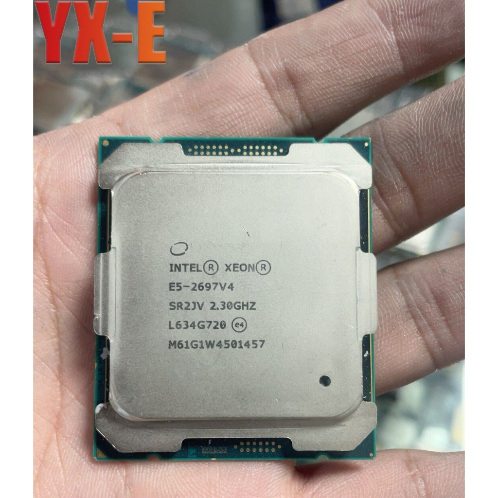 YX-E Xeon E5-2697 V4 LGA2011-3 Server CPU โปรเซสเซอร์ 2.3 -3.6GHz SR2JV 18Core 36 ด้าย L3 แคช 45MB ส
