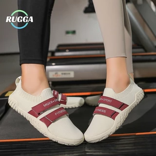RUGGA 2025 ใหม่ Unisex รองเท้าสำหรับออกกำลังกายทั่วไป โยคะ และวิ่ง กันลื่น พร้อมรองรับการยกน้ำหนัก
