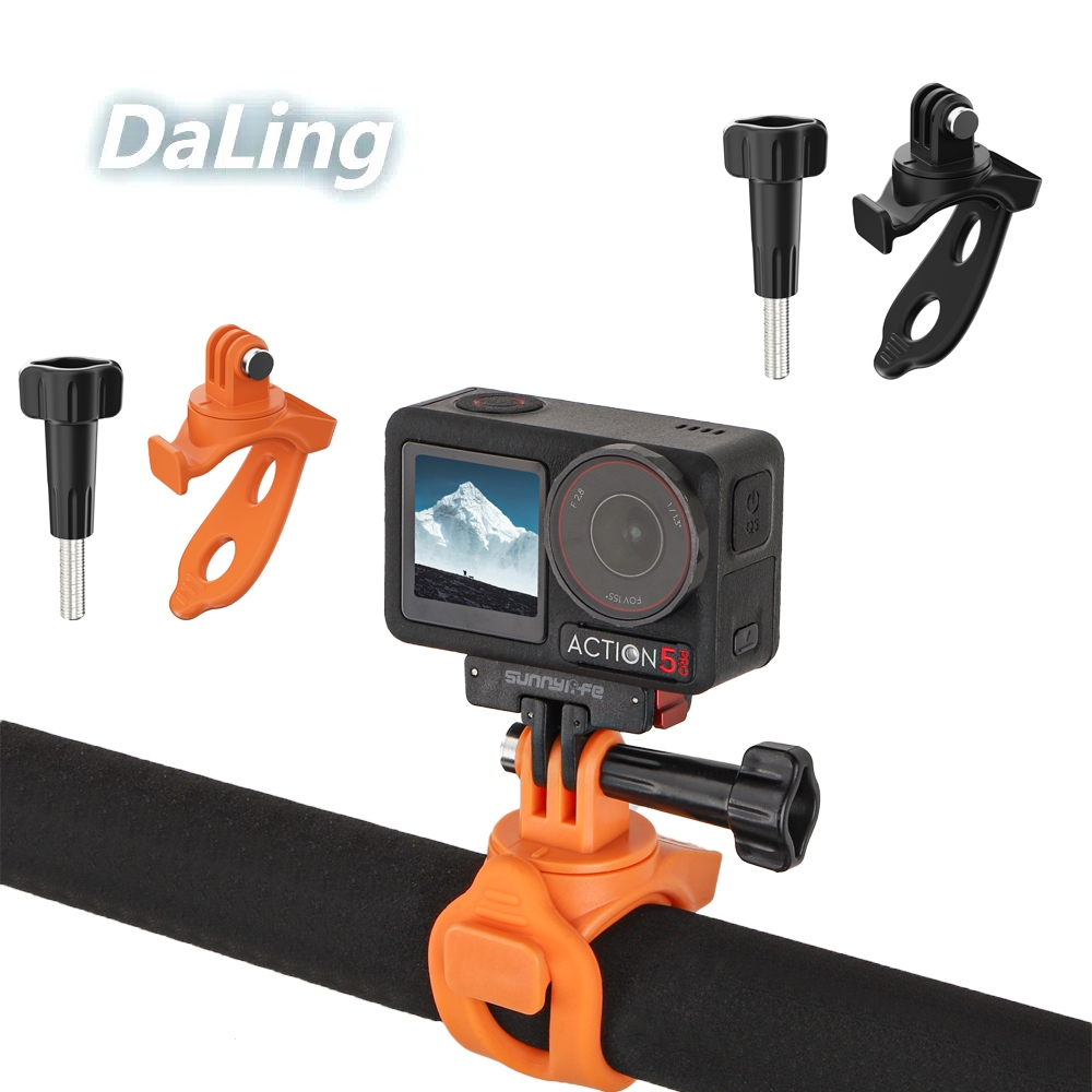 เหมาะสําหรับ DJI OSMO 360/Action 5 Pro/4 วงเล็บยึดแบบยืดหยุ่น Insta360ACE/Pro2 ขี่จักรยานคลิปยืดหยุ่นอุปกรณ์เสริม GoPro