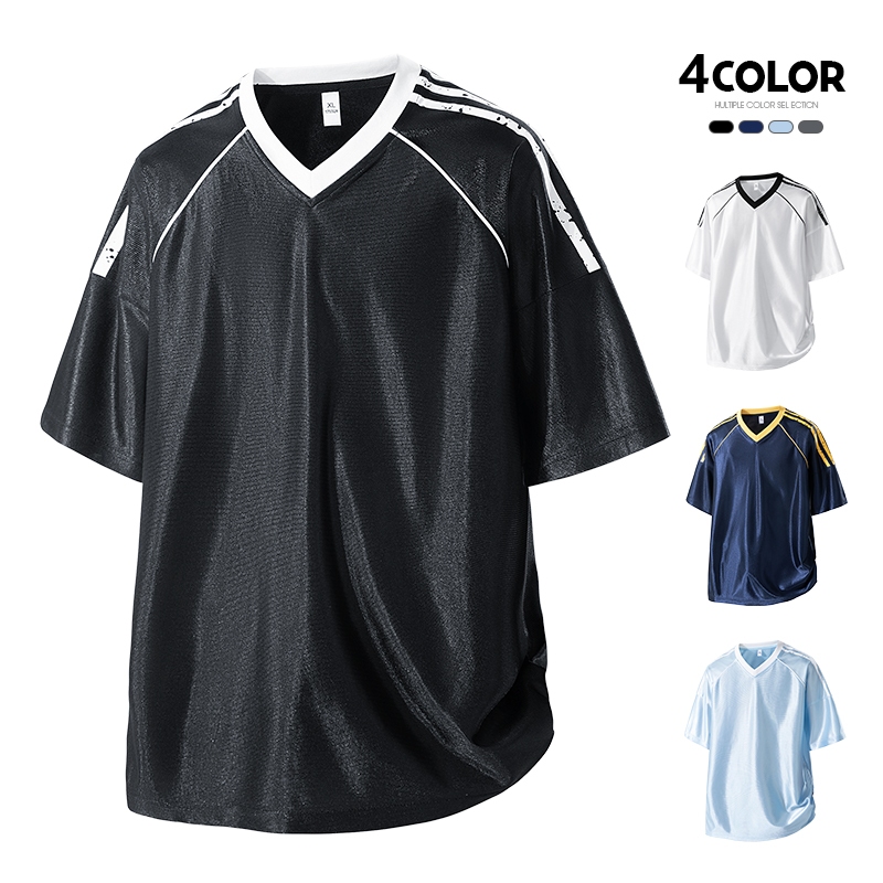 เสื้อแนวญี่ปุ่น 2026 tshirt Cityboy เสื้อยืดผ้าไหมน้ำแข็งแห้งเร็วดูดซับเหงื่อดี