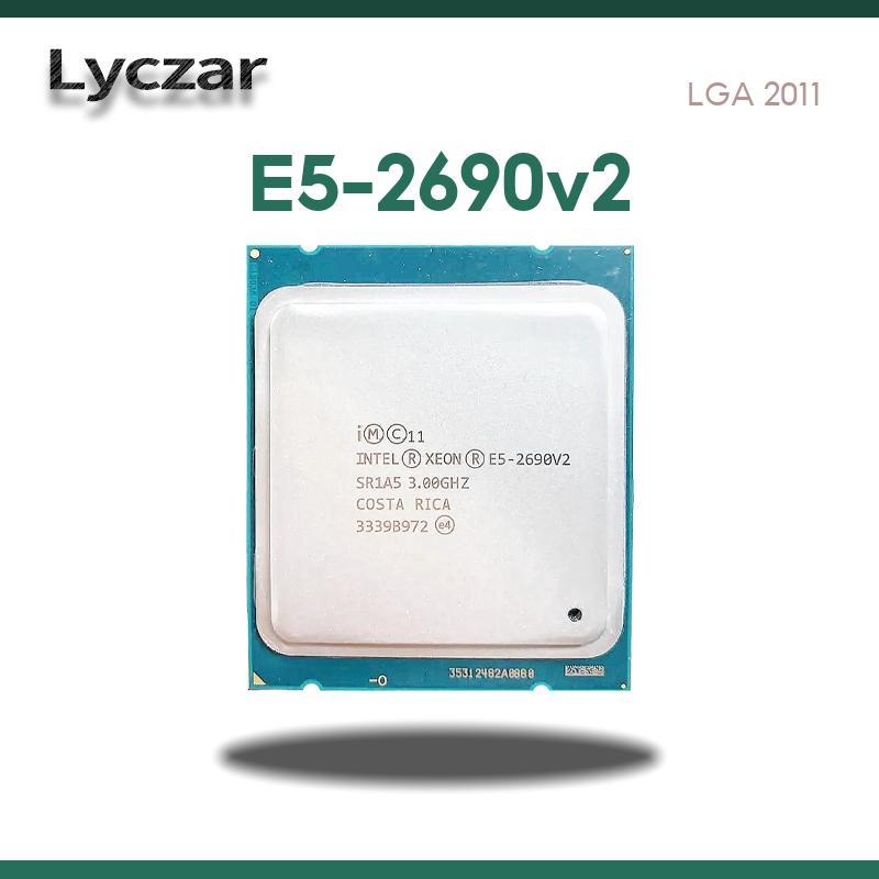 Intel Xeon E5 2690v2 โปรเซสเซอร์ LGA 2011 3.0GHz 25M 10-Core 130 Lyczar CPU เซิร์ฟเวอร์