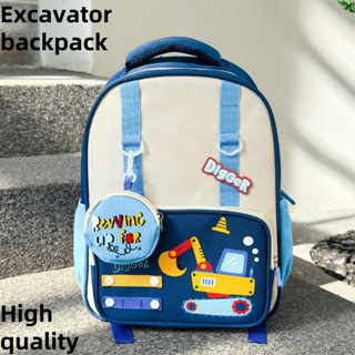 พร้อม คลังสินค้า เด็กกระเป๋าเป้สะพายหลังสําหรับผู้หญิงรถขุดก…