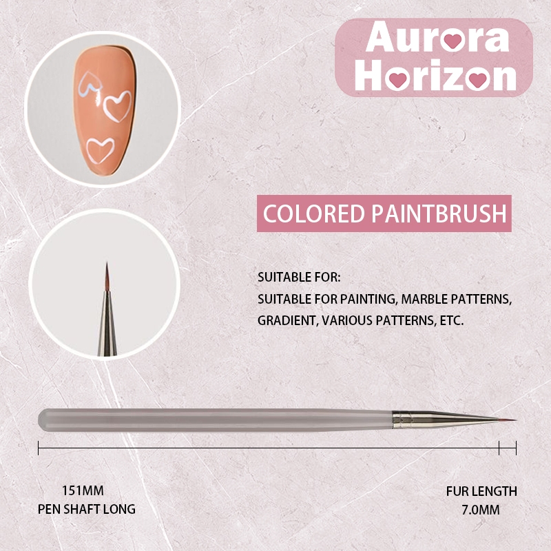 พรุงส่งในกรุงเทพฯ ชุดเซ็ต อะคริลิคเล็บแปรง แปรงเล็บแปรงอะคริลิค 9 ชิ้นแปรงเล็บเครื่องมือ พู่กันไล่สี - รูปที่ 2