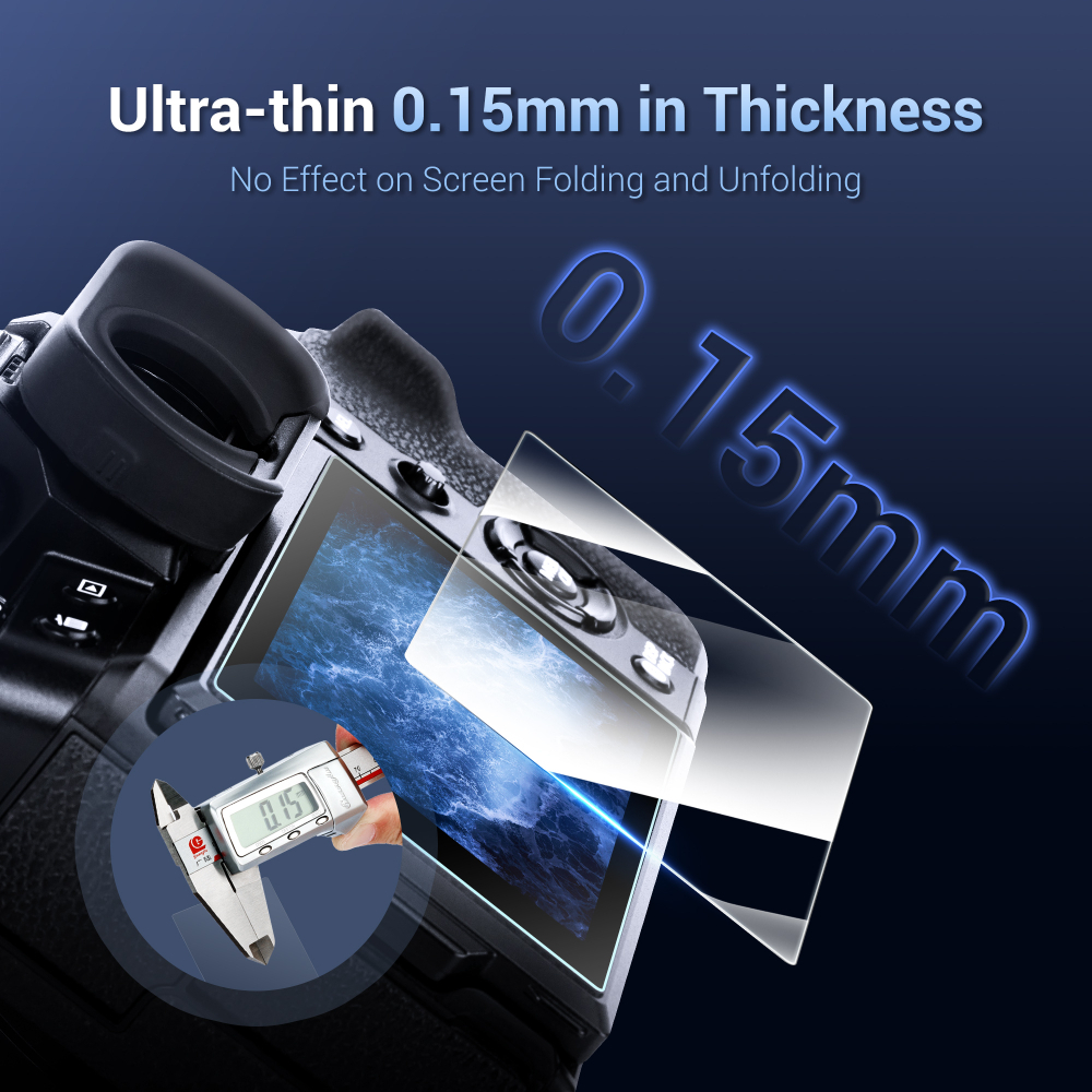 JJC Camera Soft PET Film ฟิล์มป้องกันหน้าจอ Sony ZV1 II ZV1F ZVE10 A7C II A7CR A6700 A7 IV A1 ZVE1 FX30 ZV-1II ZV-1F ZV-E10 A7C2 A7IV LCD ฟิล์มกันแสงจ้า Protector
