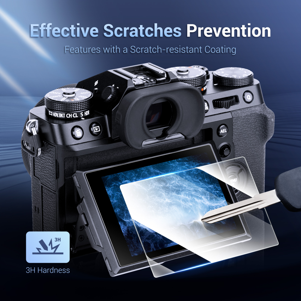 JJC Camera Soft PET Film ฟิล์มป้องกันหน้าจอ Sony ZV1 II ZV1F ZVE10 A7C II A7CR A6700 A7 IV A1 ZVE1 FX30 ZV-1II ZV-1F ZV-E10 A7C2 A7IV LCD ฟิล์มกันแสงจ้า Protector
