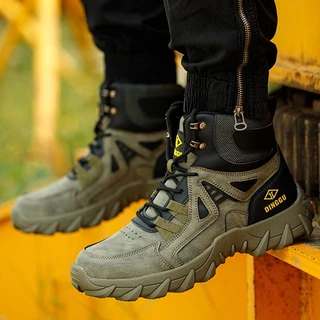 รองเท้าเซฟตี้ หัวเหล็กSafety Shoes รองเท้าเชื่อม ป้องกันการชนและป้องกันการแท Size EU39-45