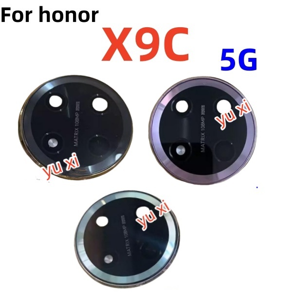 เลนส์กล้องด้านหลังสําหรับ HONOR X9C 5G BRP-NX1 ฝาครอบกล้องเปลี่ยน + สติกเกอร์กาว