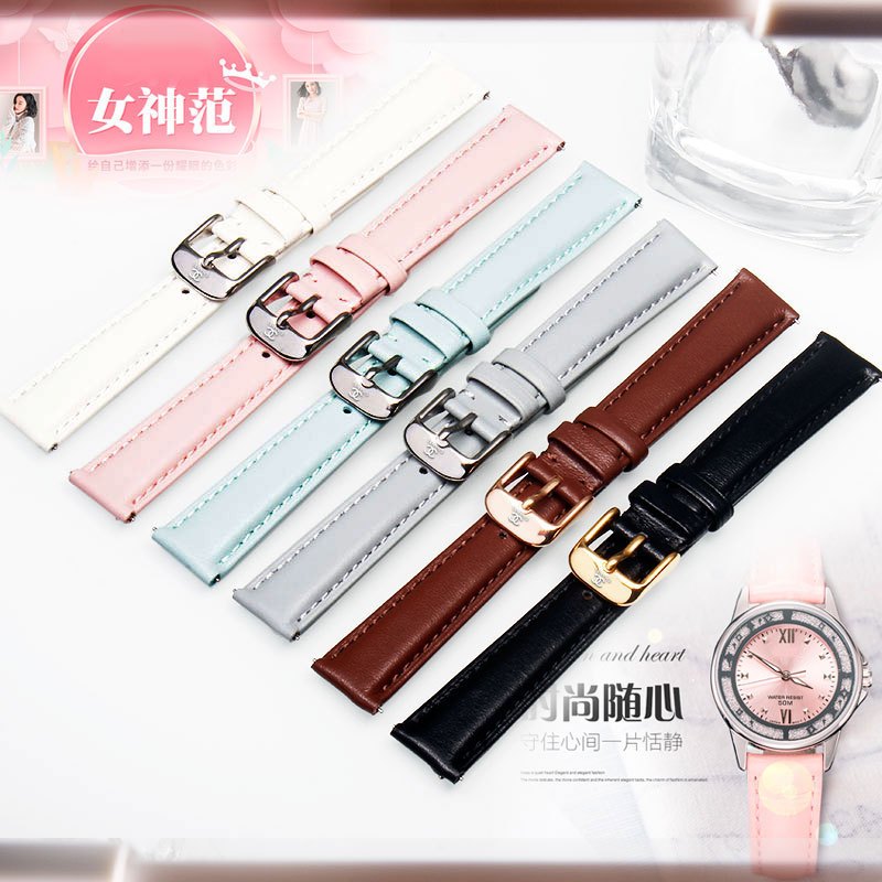 เหมาะสําหรับ Dior Chanel Boy friend สายหนังแท้ H4886 H4883 สายนาฬิกาแฟชั่นบาง