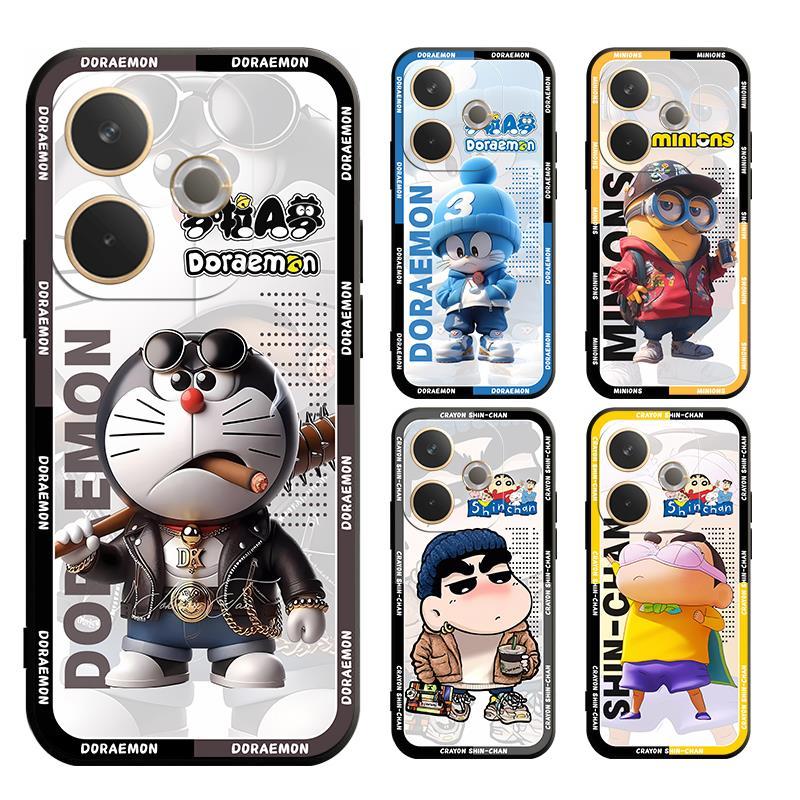 เคสสําหรับ OPPO A5 A3 A3X A9 A3S A7 A5S A12 A11K PRO 4G 5G Doraemon Case Soft Cover