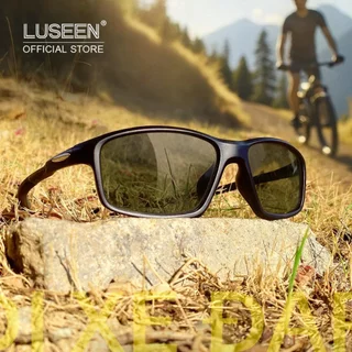 LUSEEN แว่นตาเปลี่ยนสีได้ และกรองรังสี กรอบทรงสี่เหลี่ยม สำหรับผู้หญิงและผู้ชาย AG2281