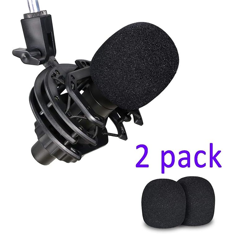 SM58 Pop Filter - โฟมฝาครอบไมโครโฟนกระจกหน้ารถสําหรับ Shure SM58 SM58-LC Ball ประเภท Mic ลดเสียงรบกว