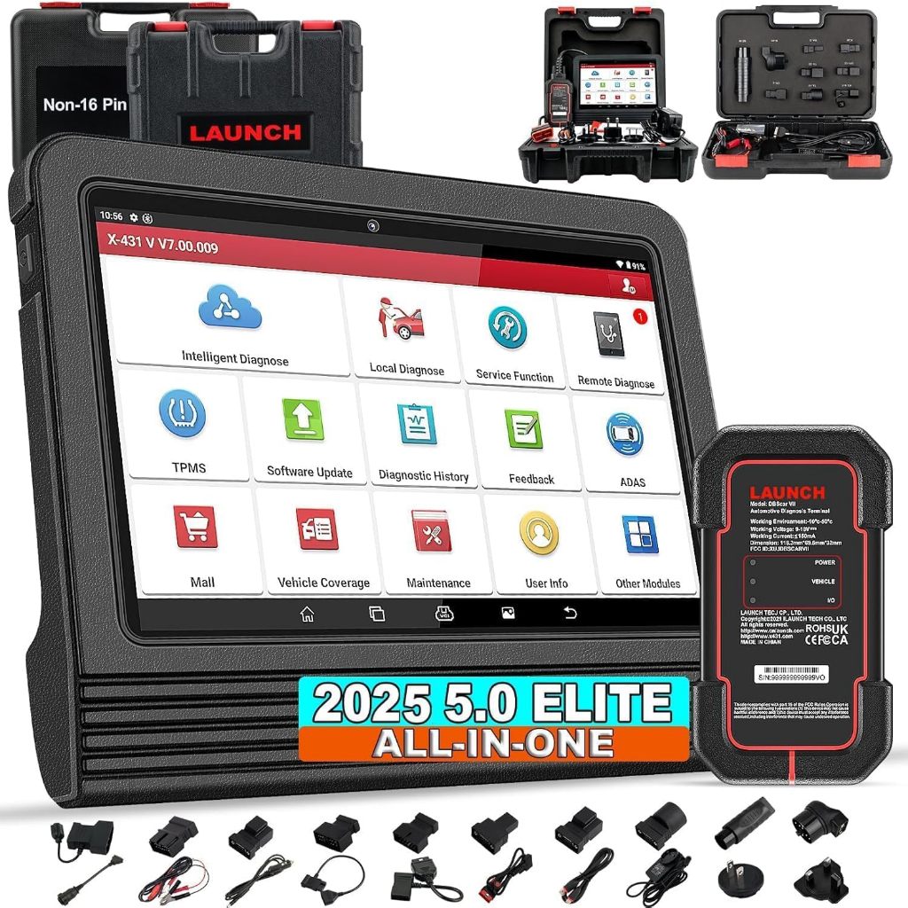 LAUNCH X431 V Pro 5.0 Elite 2025 Gen ใหม่ Oem Bluetooth Bidirectional Scan Tool พร้อม Canfd Doip ,เช