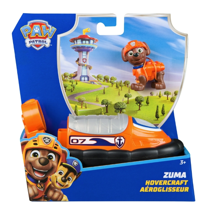 PAW Patrol Hovercraft พร้อมฟิกเกอร์ Zuma สะสม, Sustainably Minded ของเล่นสําหรับเด็กอายุ 3 ปีขึ้นไป