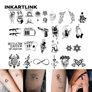 Inkartlink Magic Tattoo สติกเกอร์รอยสักชั่วคราวขนาดเล็กน่ารั…