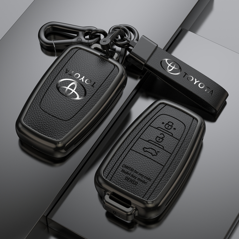 ฝาครอบกุญแจรีโมทรถยนต์สําหรับ Toyota GR RAV4 Crown Hilux Fortuner Corolla SE 2023 Camry Yaris Land Cruiser Prado Venza อุปกรณ์เสริม