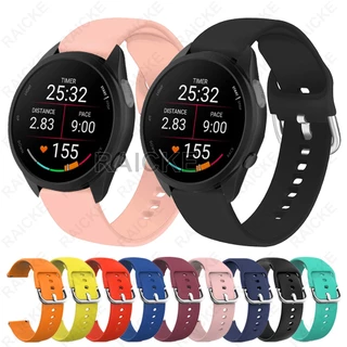 สายรัดข้อมือยางซิลิโคนอ่อนสำหรับ Garmin Vivoactive 5 / Vivocactive 6 / Forerunner 55/170/70/165/245/645/158/168 / Approach S50