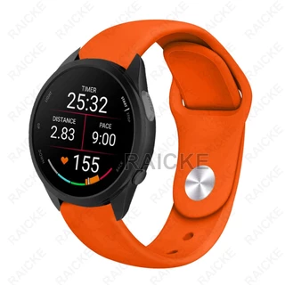 นุ่มกันน้ํา Silocone Sport Strap Band สําหรับ Garmin Vivoactive 5/ Vivocactive 6/ Forerunner 55 / 70 / 170 / 165 / 245 / 645 / 158 / 168 / Approach S50