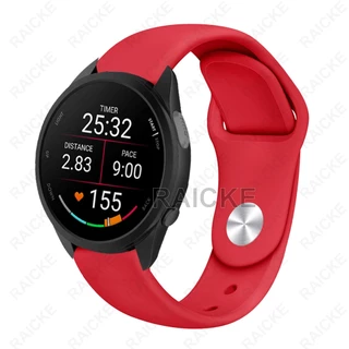 นุ่มกันน้ํา Silocone Sport Strap Band สําหรับ Garmin Vivoactive 5/ Vivocactive 6/ Forerunner 55 / 70 / 170 / 165 / 245 / 645 / 158 / 168 / Approach S50